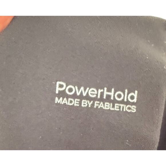 2 Fabletics Black Power Capri High Rise Leggings with Pockets-Large - Picture 7 of 8